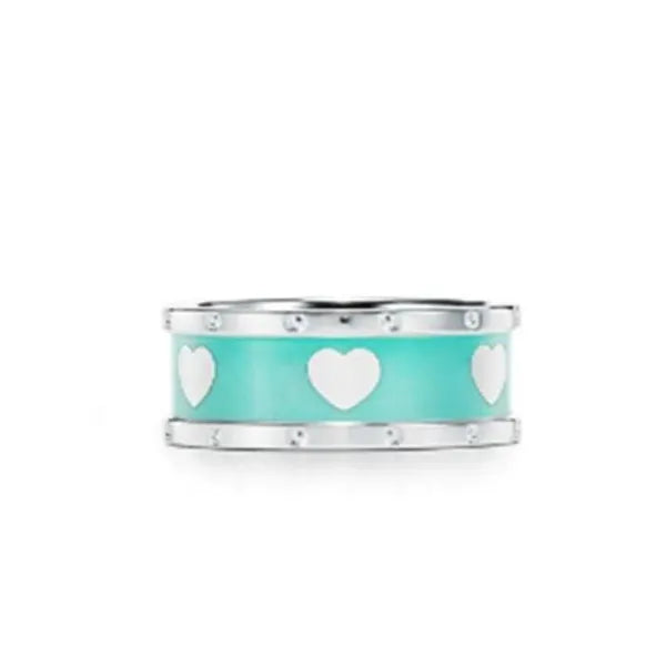 7badf74078b7bc9c Designer Classic Open Double Sterling Sier High Quality Fashion Trend Couple Anniversary T Love Ring Christmas Gift First Choice