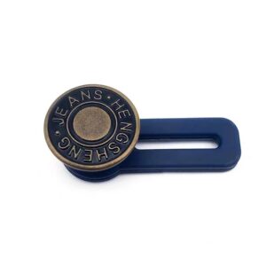 5pcs Metal Extender Perfect To Any Pants Free Sewing Retractable Jeans Waist Button Extended Buckles Fixing Kit
