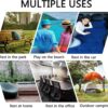 Inflatable SUV Air Mattress 3 in 1 Thickened Flocking Inflatable Car Camping Travel Air Mattress with 2 Pillows & Air Pump,Portable Car Sleeping Bed for SUV|MPV|Minivan