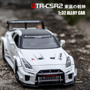 1:32 GTR CSR2 Simulation Car Model Metal Diecasts & Vehicles Alloy Decoration Toy Global Limited Edition Children Boy toys