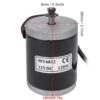 Brushed Motor MY6812 12V 120W High Speed Small Brush Motor with Belt Pulley Electric Scooter E Bike Accessory Bike Brushed Motor