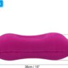 7bd6f4a3b382f5e4 PATIKIL Inflatable Pillow, 2 Pack Squared Ultralight Camping Travel Pillow Desk Rest Neck Support for Hiking Backpacking Office, Pink