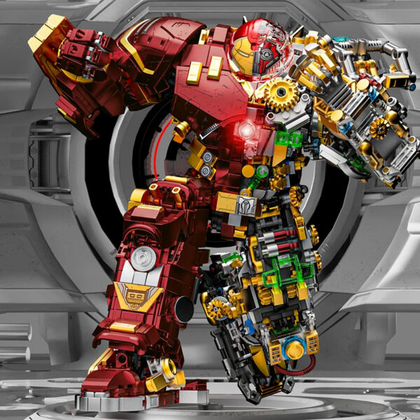 7bda3343b5e00b0a 2700+pcs Iron Heroes Blocks Action Figures Mark Building Sets Buster Mech DIY Brick Collectible Toys for Boys Adult Kids Gifts
