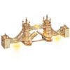 7bdf2995825de28c Robotime 3D Wooden Puzzle Game Big Ben Tower Bridge Pagoda Building Model Toys For Children Kids Birthday Gift