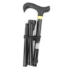 7c3182aebb810dcd Walking Stick Hiking Trekking 5 Section Outdoor Climbing Poles Adjustable Canes Folding Crutches Pole for Elderly People