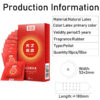 7c5348c7451eb4ab OLO 10Pcs Oral Sex Condoms with Strawberry Taste Safe Sex Penis Sleeve Condom Intimate Goods Tongue Sex Lick Dick Toys for Adult