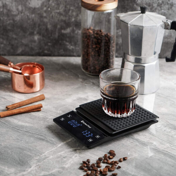 7c68811136888571 Kitchen Tools Coffee with Timer Digital Multifunction Weighing 3kg/0.1g Pour Over Drip Espresso Scale LCD Display