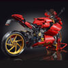 High Tech 1:5 Motorcycle City Sports Rapid Racing Motorbike Locomotive Moc Modular Brick Model Building Block Boy Gift Toy T4020