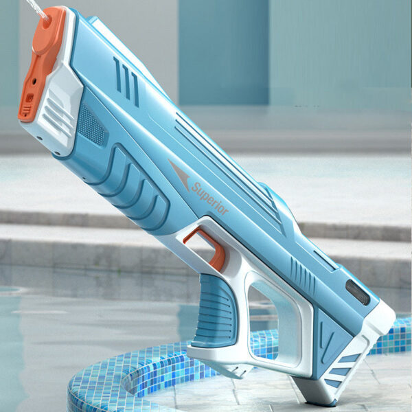 43cm Full Electric Automatic Water Storage Gun Portable Children Summer Beach Outdoor Fight sy Toys for Boys Kids Game
