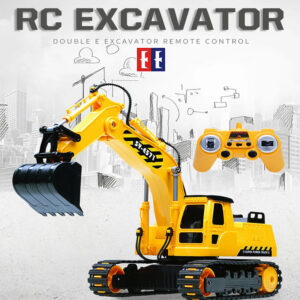 7ca26b9d32c136e3 Double E RC Excavator Truck 11CH crawler Tractor Model Engineering Car 2.4G Radio Remote Controlled Electric hine Kid Toy