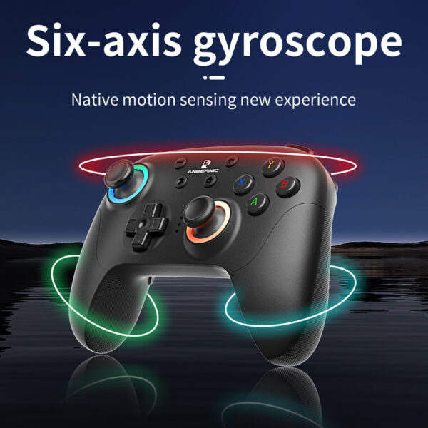 7cc61989064f79f8 ANBERNIC RG P01 Bluetooth 5.3/Wired/2.4G Wireless Gamepad Compatible Switch/PC/Steam/Android/IOS With Hall Effect Joystick