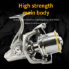 NGK Stainless Steel Bearing Spinning Fishing 8000 9000 10000 12000 14000 25KG Powerful Reel Saltwater Fresh Water Drag