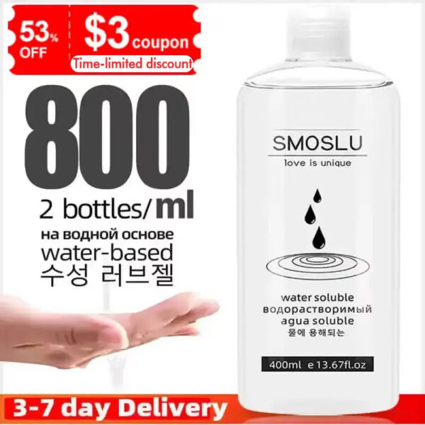 7cd5045cc61ccd85 Anal Lubrication Water-based Lubricant for Sex Session 400/800ML Love Gel Exciter for Women Lubricants Grease Sex Shop