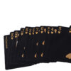 Color Black Gold Playing Card Group Waterproof Poker Suit Magic Dmagic Package Board Game Gift Collection