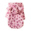 Winter Pet Clothes Warm Fleece Hoodie Leopard Dog Coat Jacket French Bulldog Clothing for Small Dogs Pets Costumes