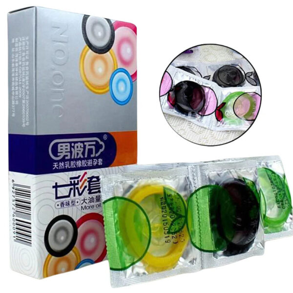 7cf034e86f20d082 Fragrance Condoms 10PCS Large Lubrication Smooth Sex Toys Delay Ejaculation Contraception Sexshop Sensitive Condom for Men 18+