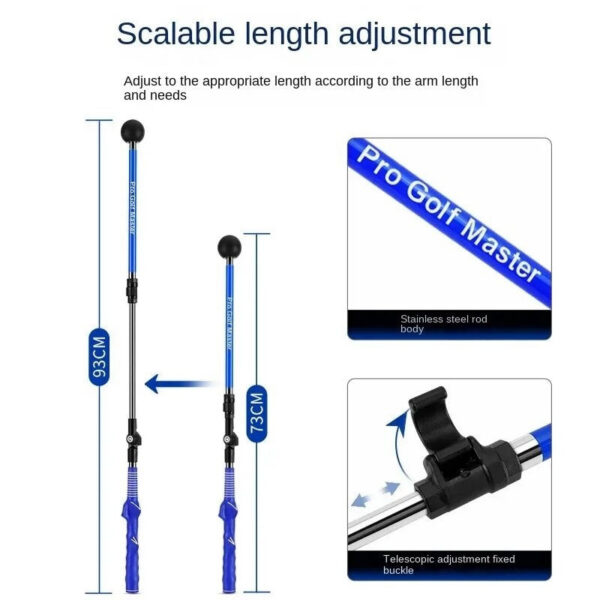 7d1177f33a8ff1a9 PGM Golf Swing Trainer Folding Correction Praconer Adjustable Length Angle Beginner Available with Left Right Hands HGB023