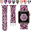 Laffav Compatible with Apple Watch Band 41mm 40mm 38mm iWatch Series 9 & Ultra 2 & SE & Ultra & Series 8/7/6/5/4/3/2/1 for Women Men, Colorful Jellyfish, M/L