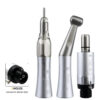 NSK FX23 Style Dental Low Speed Handpiece Kits Teeth Polishing Contra Angle Air Motor External Water Spray 2/4H Connector E-type