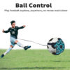 7d405432946bb55b Football Footstep Mat Mat-Silent Shock Absorption Props Sports Soccer Tool Suitable for Indoor Home Training