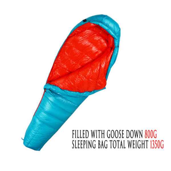 7d474004b51a0785 Outdoor Ultralight Warm Goose Down Filled Adult Mommy Style Travel Sleeping Bag Camping Hiking