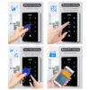7d520cd207d9226e Outdoor Access Control System Kit Set Waterproof RFID Keypad 125KHz 13.56MHz NFC + 180KG Electric Magnetic Lock Strike Locks