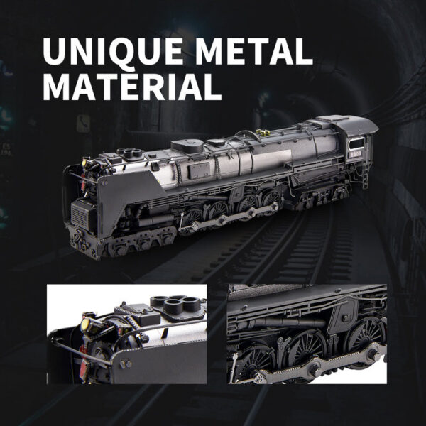 7d53beff9c802334 Piececool 3D Metal Puzzles Class S-2 Locomotive DIY Kit Jigsaw Assembly Model Kits for Home Collection