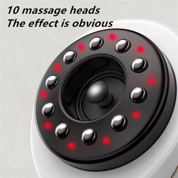 7d71c55c9a06fbab Home Electric Guasha Scraping Massage Cupping Body Vacuum Cans Suction Cup Heating Fat Burner Anti-cellulite Massager