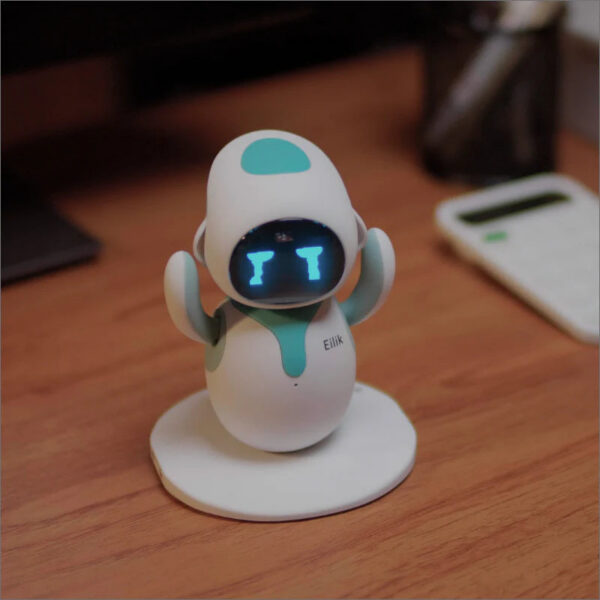 Original Eilik Smart Electronic Automation Ai Robot Emotional Interaction Vocal Multiple Mode Cute Blue and Pink Gift