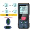 7d81549ec414a371 100m Distance Meter 50m Laser Rangefinders Digital Tape with Bubbles Leveling Handheld Trena Range Finder Measurer Ruler