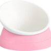 7d95d669b77f6b2a 2Pcs Cat Bowls Elevated Cat Food Bowl Adjustable Cat Dish Anti-Slip and Anti-Noise Raised Cat Bowl Protecting Pet’s Spine Thickened Plastic Bowl Suitable for Indoor Cats, 17 Oz