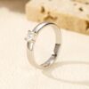 7d973eabc1800a97 MODIAN D Color Round Moissanite Rings 925 Sterling Silver Fashion Simple Ring For Women Wedding Statement Jewelry Gifts