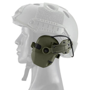 7dc3bef840a843ec NEW Airsoft Shooting Noise Reduction Earmuffs Tactical Helmet Mounted Electronic Hearing Protector Sound Amplification Headphone