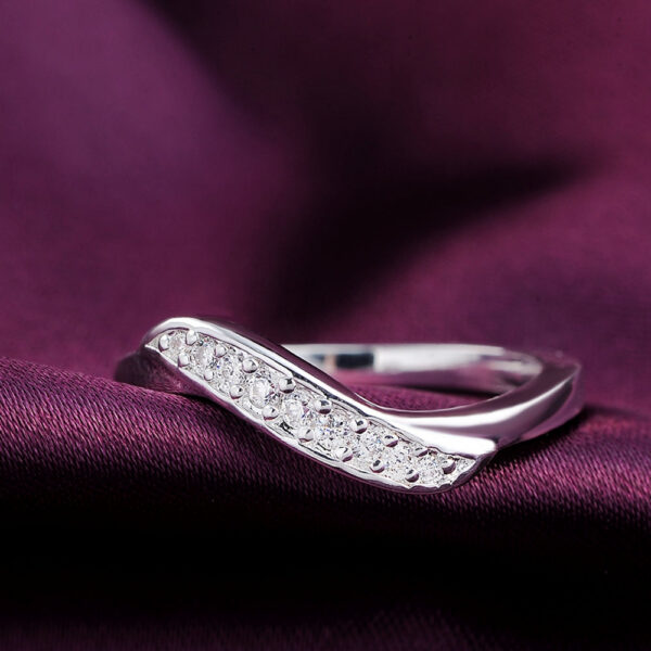 7ddef0d4287f4c04 Sterling Sier crystal diamond rings for women Fashion elegant wedding accessories Party Gifts Charms fine Jewelry