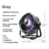 7df47fd8eb7a8ff2 Portable 6 in 1 Outdoor Camping Fan 20000mAh Rechargeable Wireless Tent Ceiling Fan 4 Speed Adjustment LED Lighting Power Bank