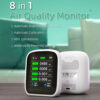 7dfa76b33065a897 Tuya WIFI 8 In 1 Air Quality Monitor CO2 HCHO TVOC PM1.0 PM2.5 PM10 Tester Temperature Humidity Meter Carbon Dioxide Detector