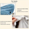 7e0342f9b3bb8f0a 1pc New Shark Adult Wearable Winter Warm Blanket Hooded Playsuit Onesie Funny Sleeping Bag For Slumber Party