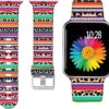 Laffav Compatible with Apple Watch Band 41mm 40mm 38mm iWatch Series 9 & Ultra 2 & SE & Ultra & Series 8/7/6/5/4/3/2/1 for Women Men, Colorful Jellyfish, M/L