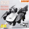 7e0e4acac74217a4 S2S Brushless Drone 4k Profesional 8K HD Dual Camera Obstacle Avoidance Aerial Photography Foldable Quadcopter Flying 25Min