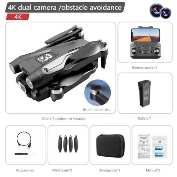 7e3300e304665787 MIJIA Z908Max Drone 8K 5G GPS Professional HD Aerial Photography Dual-Camera Omnidirectional Obstacle Avoidance Quadrotor