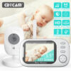 7e346116190e202f Cdycam New 3.5 inch Wireless Video Baby Monitor Night Vision Temperature Monitoring 2 Way Audio Talk Baby Nanny Security Camera