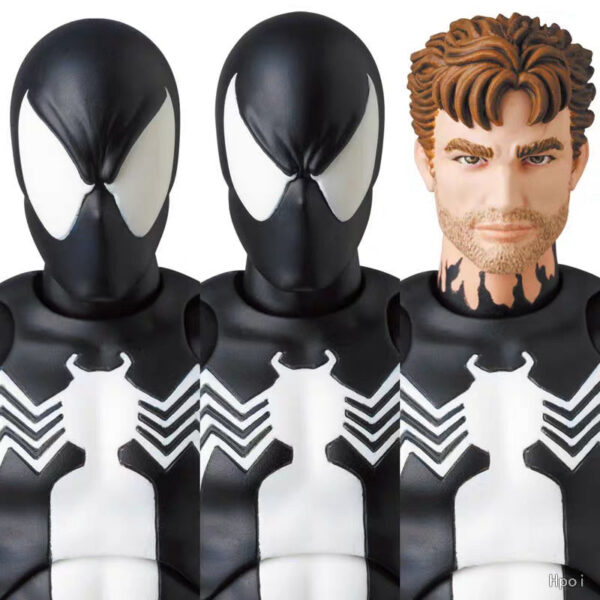CT Legendso Spiderman 2099 Black Symbiote Tobey Action Figures Shf Venom The Amazing Spider-Man Anime Doll Model Kids Toys