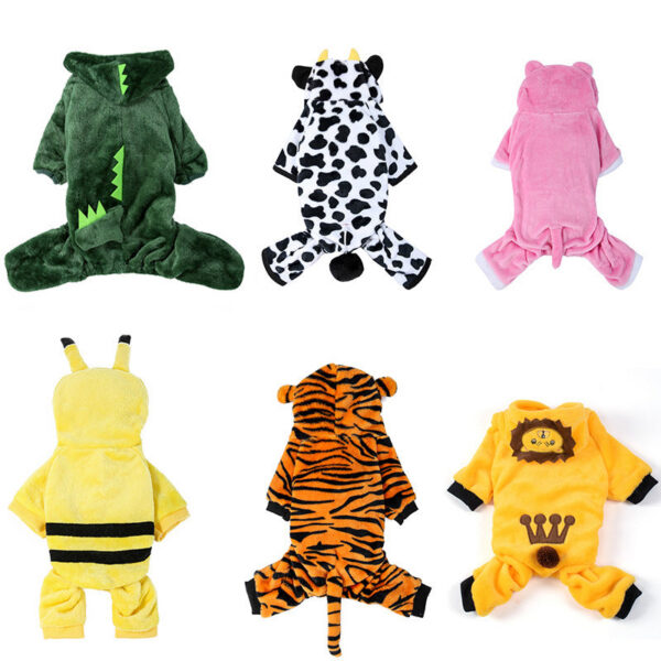 7e3f16e44a8ed13b Dog Soft Warm Fleece Jumpsuits Pet Clothing for Small Dogs Puppy Cats Clothes Chihuahua Yorkshire Costume Coat