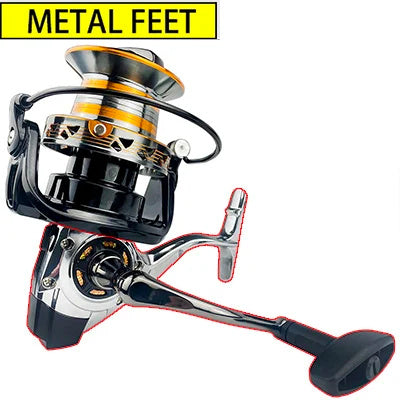 Fishing reel 12000 10000 9000 Metail e cup 30KG Max Drag Long Shot Saltwater Spinning Reel Coil