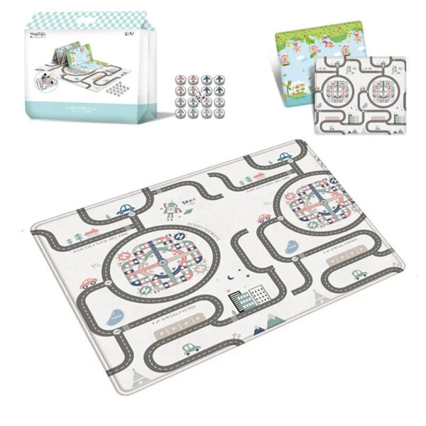 7e575b4e7e895940 Foldable Non-Toxic Baby Play Mat Educational Children's Carpet In The Nursery Climbing Pad Kids Rug Activitys Games Toys 180*200