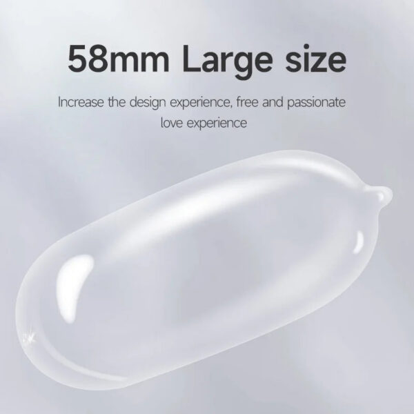 Extra Large 58mm size Ultra Thin Condoms Adults Toys For Men 10pcs XXL G-Spot Penis Sleeve Super Smooth Condones Sex Products