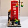 1460PCS London Red Telephone Booth Street View Series Men and Women Puzzle Building Blocks Toy Gift 21347