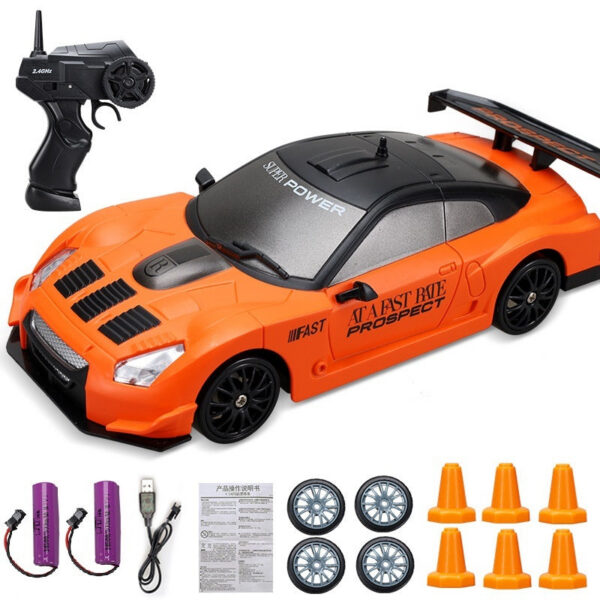 2.4G High speed Drift Rc 4WD Remote Control AE86 Model GTR Vehicle Car RC Racing Cars Toy for Children Christmas Gifts