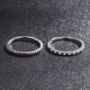 S Sterling Sier Real Natural Sapphire Engagement Wedding Jewelry for Women Anillo Bizuteria Bijoux Jewellery Ring