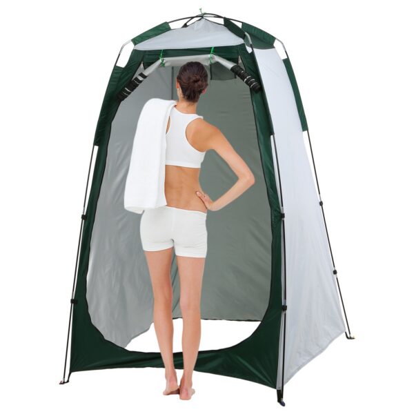 7ea171598d3e3862 Portable Beach Shower Toilet Changing Privacy Tent Sun Rain Shelter with Window Outdoor Camping Bathroom